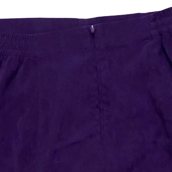 Vintage Norton McNaughton Skirt Dark Purple Size 12 - Picture 7 of 12